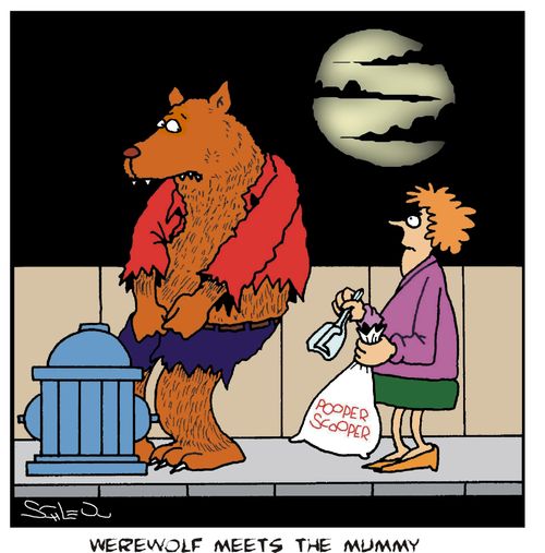 Werewolf meets the Mummy.