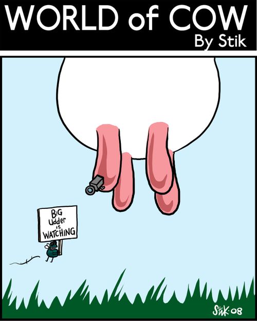 'Big Udder is Watching'