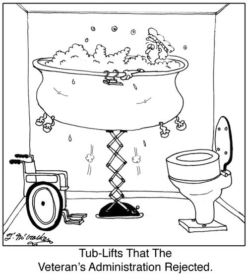 Tub-Lifts That The Veteran's Administration Rejected.