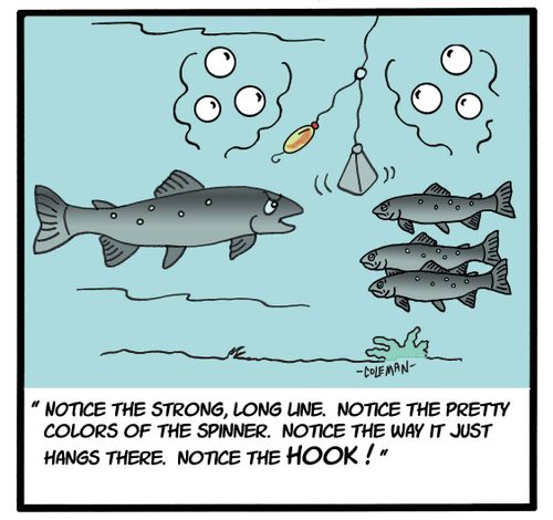 Notice the strong, long line...notice the hook!
