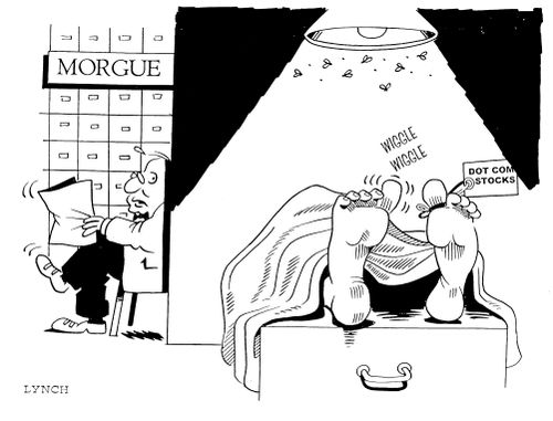 Morgue for Dot Com Stocks