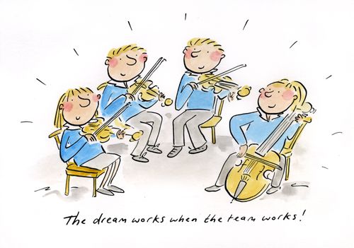 The dream works when the team works!