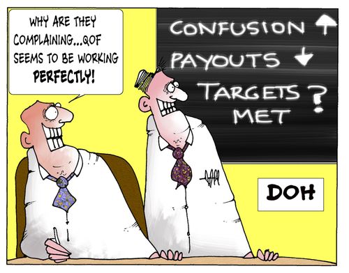 'Why are they complaining...QOF seems to be working perfectly.'