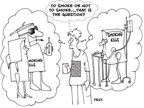 'To smoke or not to smoke...that is the question?'
