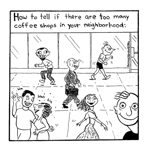 'How to tell if there are too many coffee shops in your neighbourhood'