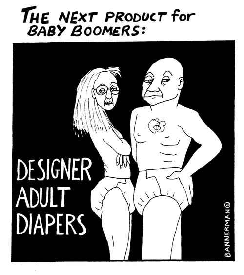The Next Product For Boomers: Designer Adult Diapers.