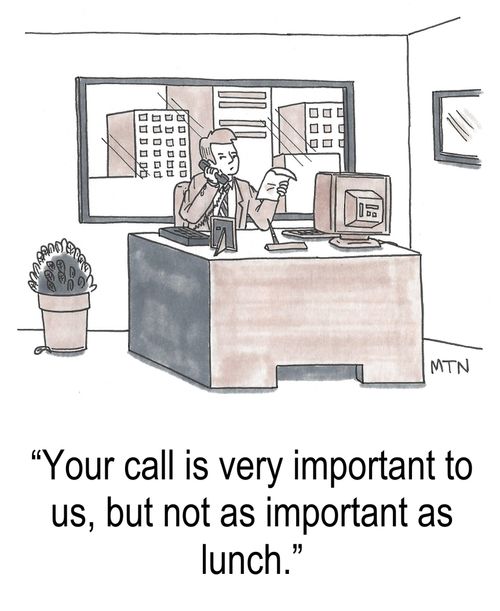 Thank you for calling Chasen Enterprises. Your call is very important to us, but not as important as lunch.