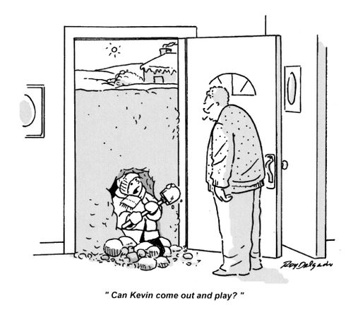 'Can Kevin come out and play?'