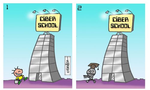 Cyber school.