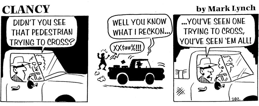 Clancy: Pedestrians