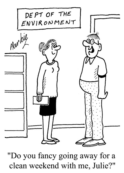 Dept Of The Environment - "Do you fancy going away for a clean weekend?"