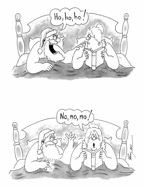 Santa's wife refusing to have sex with him