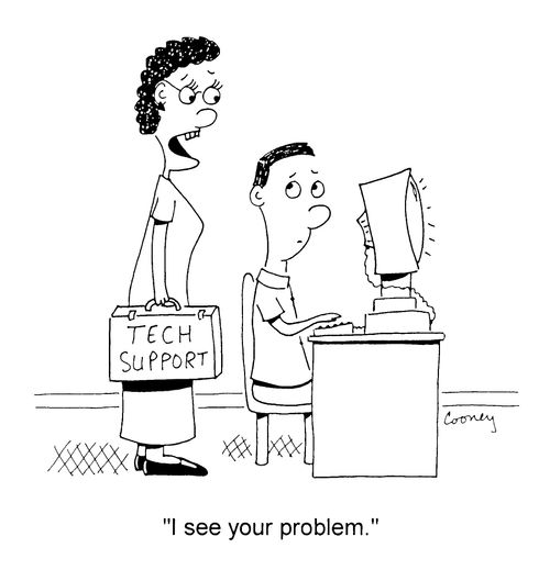 "I see your problem"