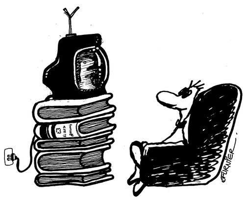Using books to support Television