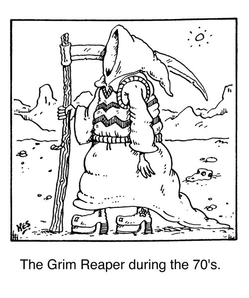 The Grim reaper during the 1970's