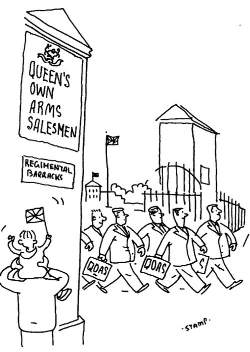 The Queens Own Arms Salesmen Parade