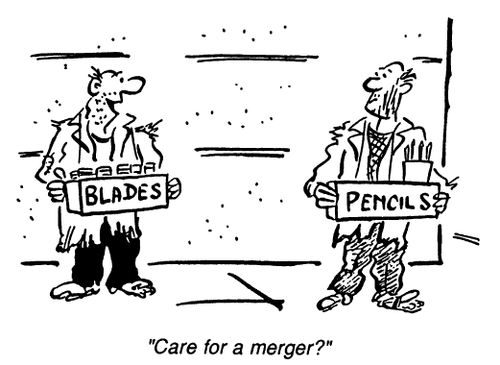"Care for a merger?"