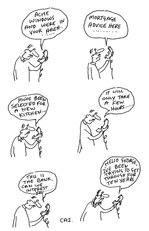 Cold-calls.