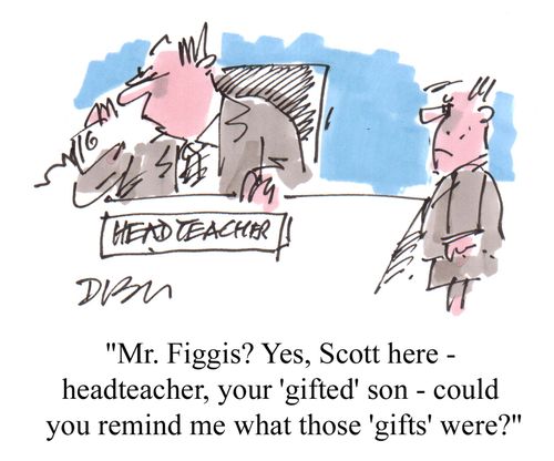 '...'your gifted' son - could you remind me what those gifts were?'