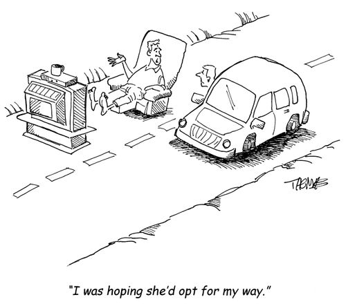 'I was hoping she'd opt for 'my way'.'