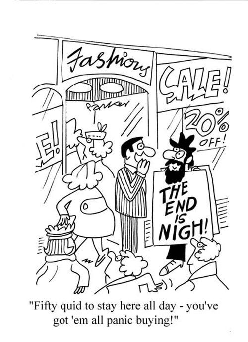 'Fifty quid to stay here all day - you've got 'em panic buying !'