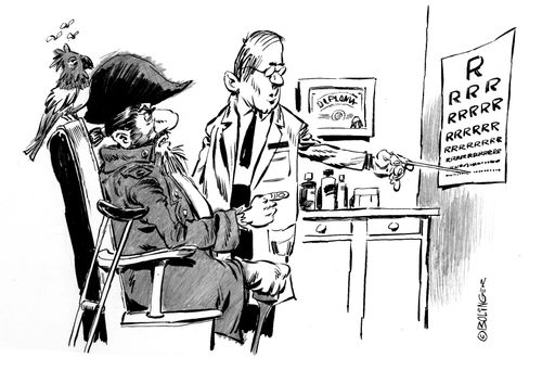 Pirate eye chart.