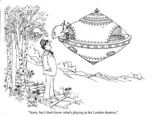 'Sorry, but I don't know what's playing at London theatres.'