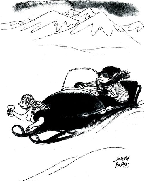 Snowmobile.