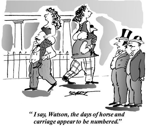 "The days of horse and carriage appear to be numbered."
