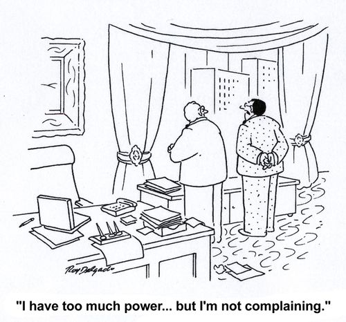 'I have too much power... but I'm not complaining.'