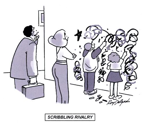 Scribbling Rivalry.