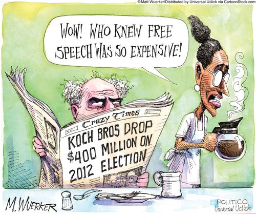 'Wow! Who knew free speech was so expensive!'