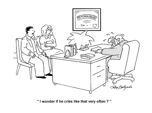 'I wonder if he cries like that very often?'