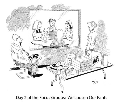 Day 2 of the Focus Groups:  We Loosen Our Pants