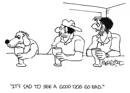 'It's sad to see a good dog go bad.'