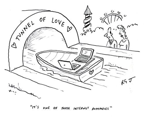 'It's one of those internet romances.'