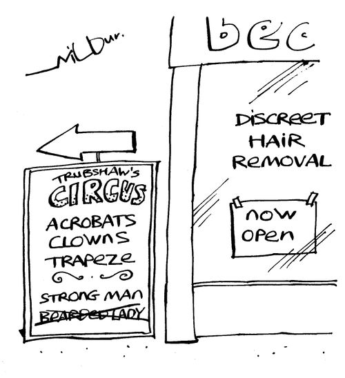 Discreet Hair Removal Ends the Career of the Bearded Lady.