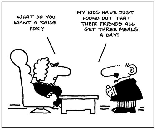'My kids have just found out that their friends all get three meals a day.'