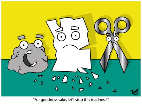 'For goodness sake, let's stop this madness!'