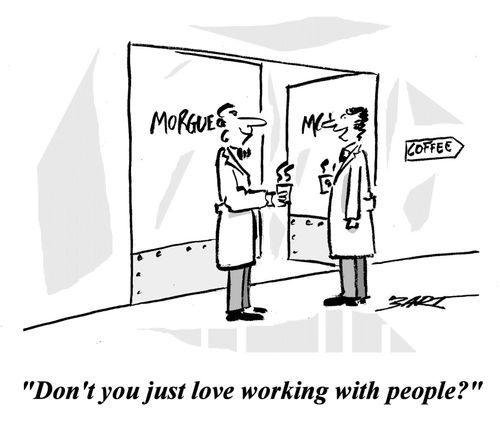 'Don't you just love working with people?'