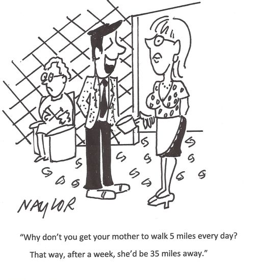 5 miles a day.