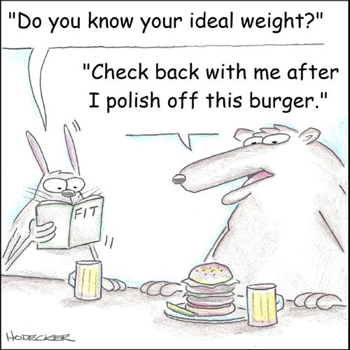 'Do you know your ideal weight?'