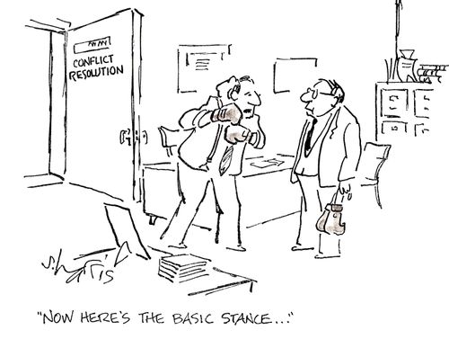 'Now here's the basic stance...'