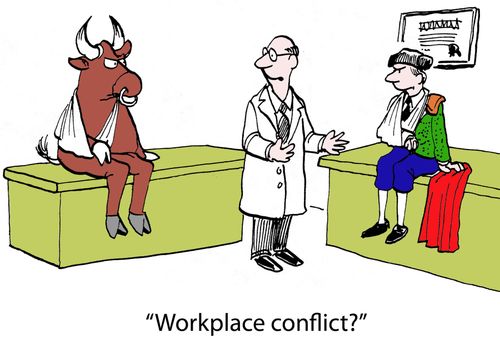 'Workplace conflict?'