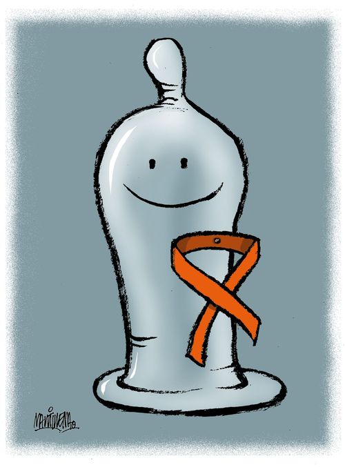 Promote the use of condoms.