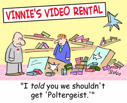 'I told you we shouldn't get 'Poltergeist.''