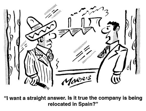 Is it true the company is being relocated in Spain?