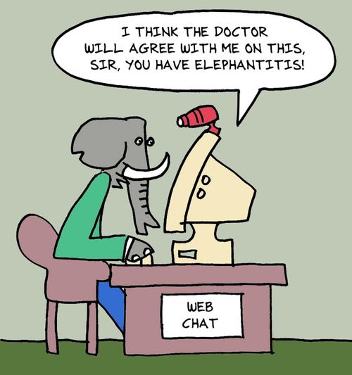 I think the doctor will agree with me on this, Sir, you have Elephantitis!