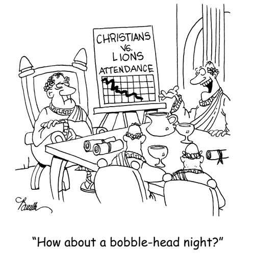 'How about a bobble-head night?'