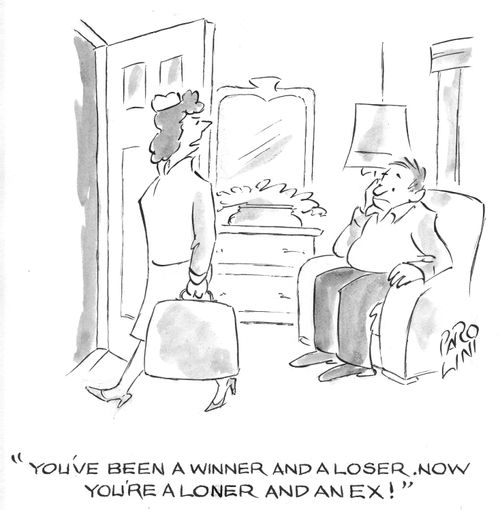 'You've been a winner and a loser, now you're a loner and an ex!'